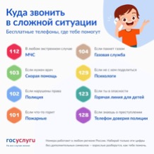 Куда звонить в сложной ситуации